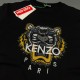 Kenzo %100 Pamuklu Bisiklet Yaka T-Shirt