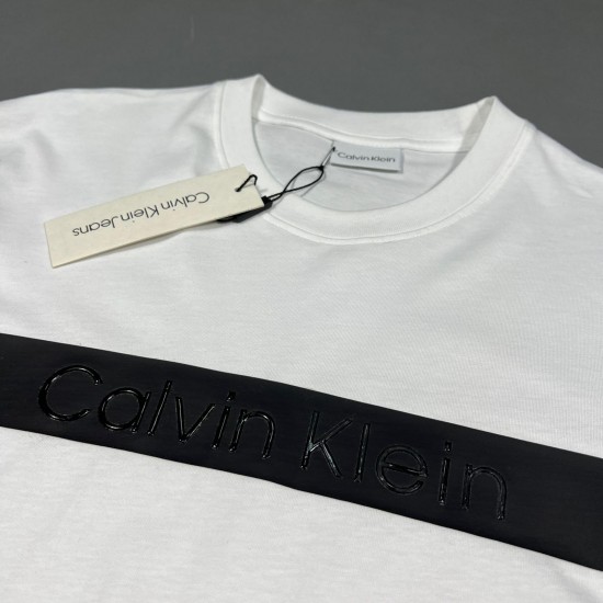 Calvin Klein %100 Pamuklu Bisiklet Yaka T-Shirt