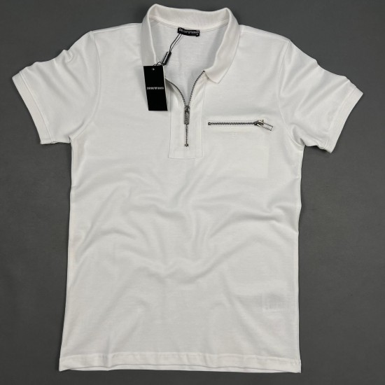Emporio Armani Pike Kumaş Polo Yaka T-Shirt