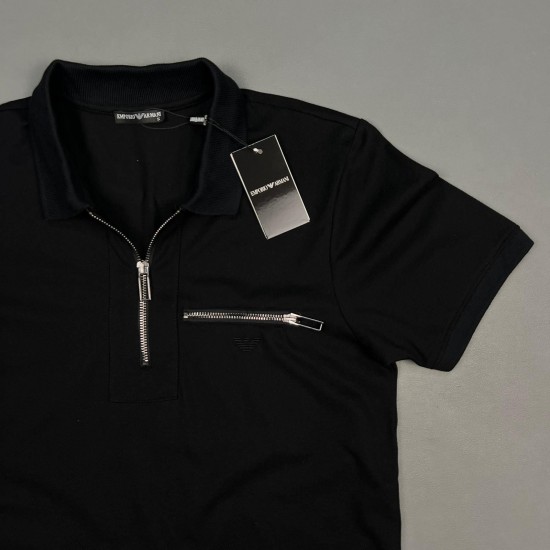 Emporio Armani Pike Kumaş Polo Yaka T-Shirt