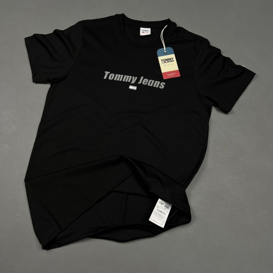 Tommy Hilfiger Pamuklu Bisiklet Yaka T-Shirt