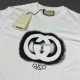 Gucci %100 Pamuklu Bisiklet Yaka T-Shirt