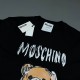 Moschino %100 Pamuklu Bisiklet Yaka T-Shirt