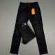 Hugo Boss Slim Fit Siyah Taşlamalı Jeans